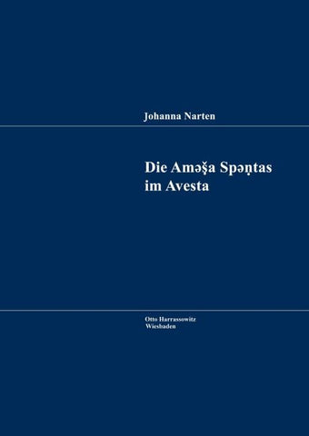 Die Ameša Spentas im Avesta