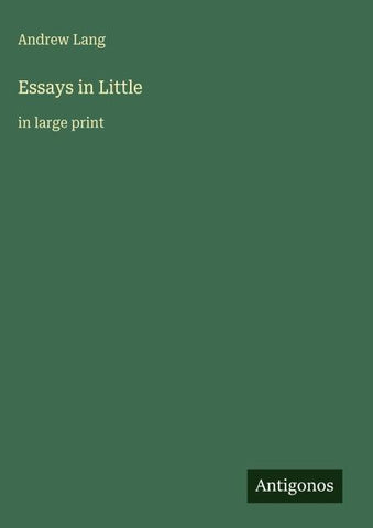 Essays in Little