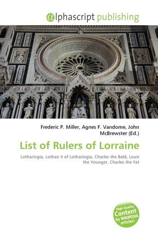 List of Rulers of Lorraine