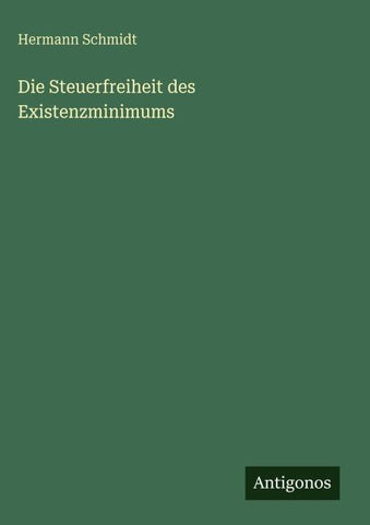 Die Steuerfreiheit des Existenzminimums