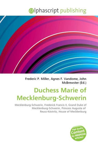 Duchess Marie of Mecklenburg-Schwerin