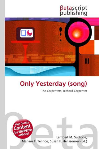 Only Yesterday (song)