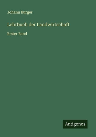 Lehrbuch der Landwirtschaft