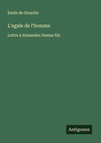 L'egale de l'homme