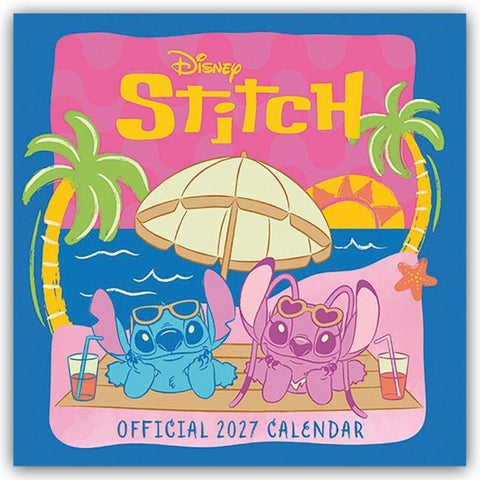 Disney Stitch – Offizieller Kalender 2027 – Wandkalender