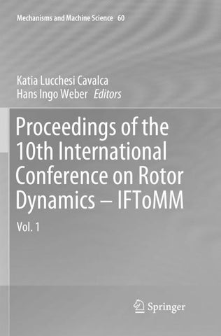 Proceedings of the 10th International Conference on Rotor Dynamics – IFToMM