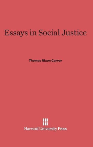 Essays in Social Justice