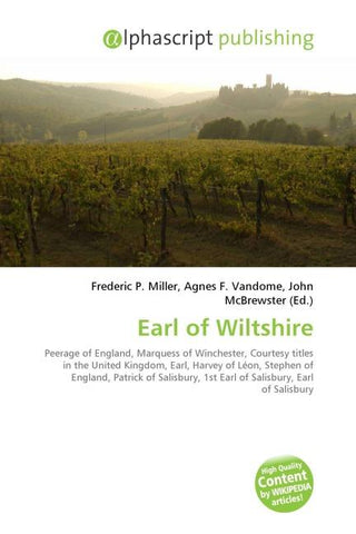 Earl of Wiltshire