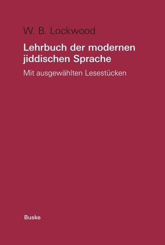 Lehrbuch der modernen jiddischen Sprache