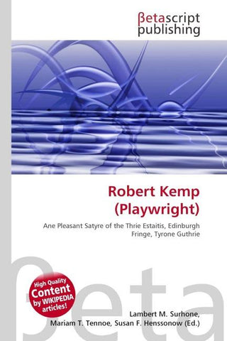 Robert Kemp (Playwright)