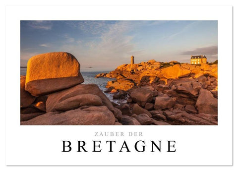 Bretagne - Zauber der Côte de Granit Rose (Tischkalender 2026 DIN A5 quer), CALVENDO Monatskalender