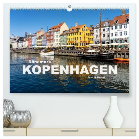 Dänemark - Kopenhagen (hochwertiger Premium Wandkalender 2026 DIN A2 quer), Kunstdruck in Hochglanz