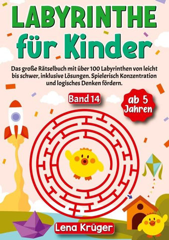 Labyrinthe für Kinder ab 5 Jahren - Band 14