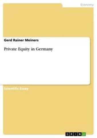 Private Equity in Germany