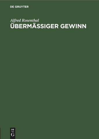 Übermäßiger Gewinn