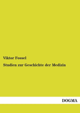 Studien zur Geschichte der Medizin