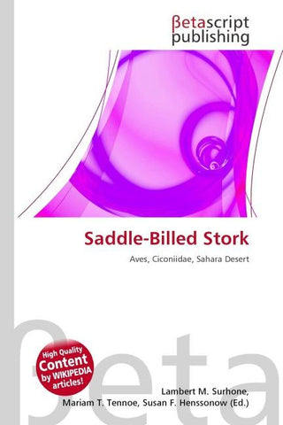 Saddle-Billed Stork