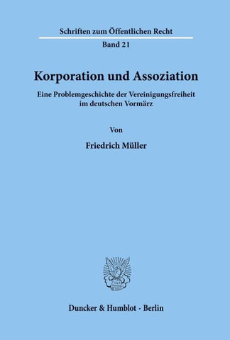 Korporation und Assoziation.