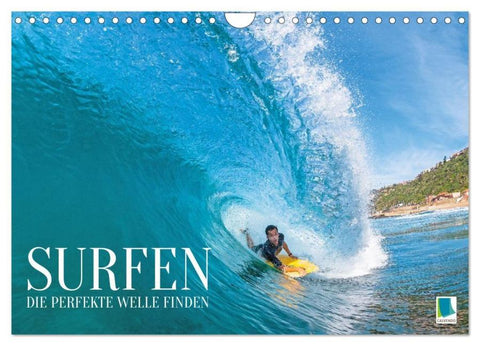 Surfen: Die perfekte Welle finden - Edition Funsport (Wandkalender 2026 DIN A4 quer), CALVENDO Monatskalender