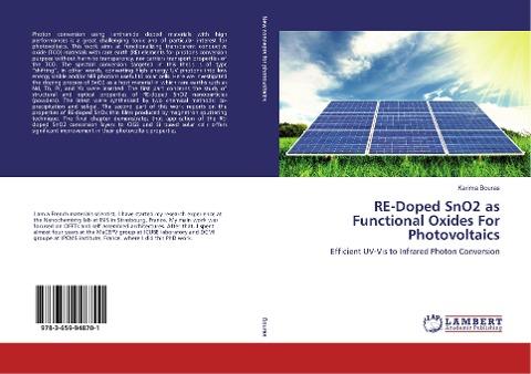 RE-Doped SnO2 as Functional Oxides For Photovoltaics