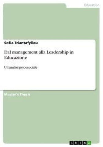 Dal management alla Leadership in Educazione