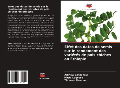 Effet des dates de semis sur le rendement des variétés de pois chiches en Ethiopie