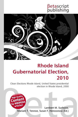 Rhode Island Gubernatorial Election, 2010