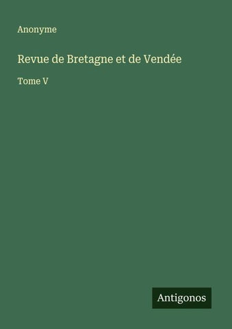 Revue de Bretagne et de Vendée