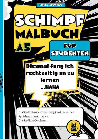 Schimpfmalbuch für Studenten