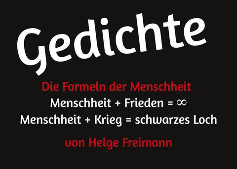 Gedichte von Helge Freimann
