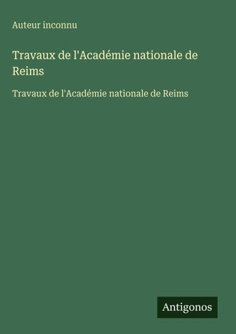 Travaux de l'Académie nationale de Reims