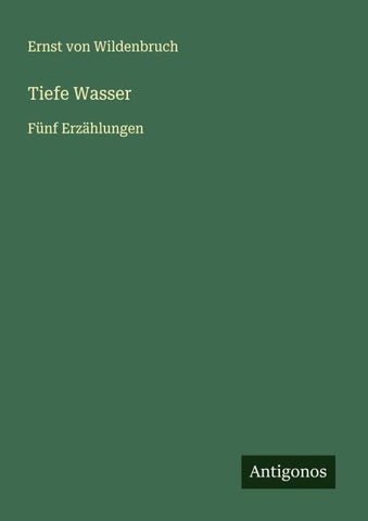 Tiefe Wasser