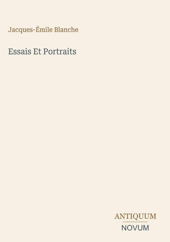 Essais Et Portraits