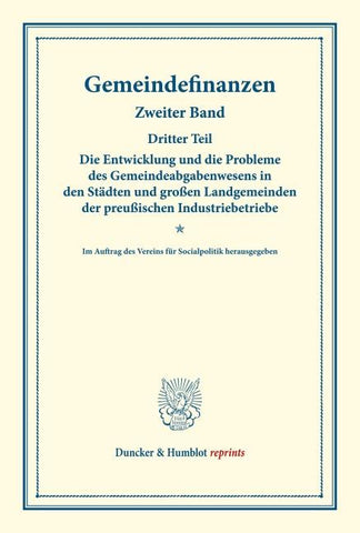 Gemeindefinanzen.