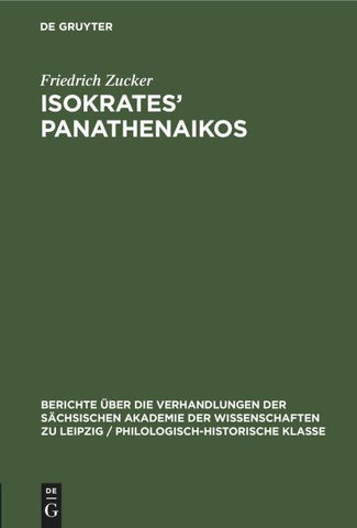 Isokrates' Panathenaikos