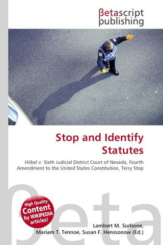Stop and Identify Statutes
