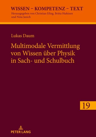 Multimodale Vermittlung von Wissen über Physik in Sach- und Schulbuch