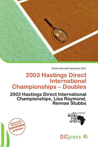 2003 Hastings Direct International Championships - Doubles