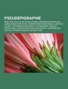 Pseudepigraphie