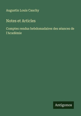 Notes et Articles