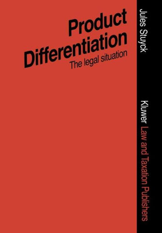 Product Differentiation in Terms of Packaging Presentation, Advertising, Trade Marks, ETC.