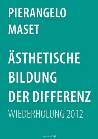 Ästhetische Bildung der Differenz