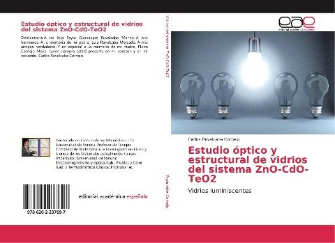Estudio óptico y estructural de vidrios del sistema ZnO-CdO-TeO2