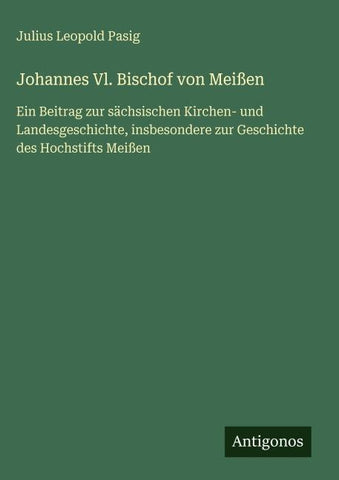 Johannes Vl. Bischof von Meißen