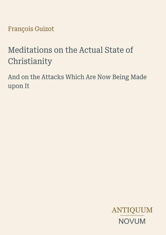 Meditations on the Actual State of Christianity