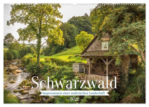 Schwarzwald (Wandkalender 2026 DIN A2 quer), CALVENDO Monatskalender