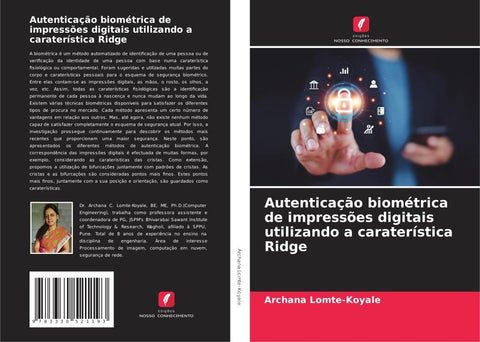Autenticação biométrica de impressões digitais utilizando a caraterística Ridge
