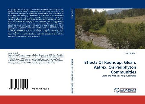 Effects Of Roundup, Glean, Aatrex, On Periphyton Communities