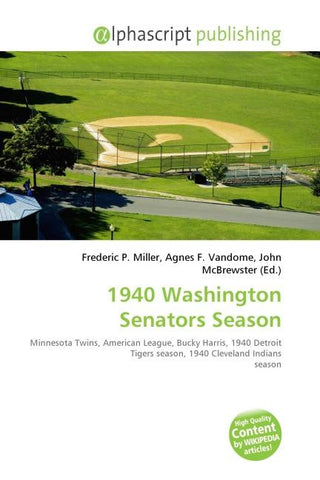 1940 Washington Senators Season
