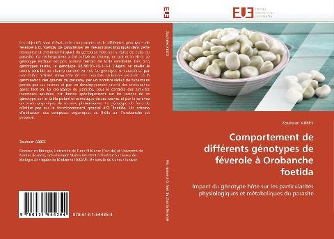 Comportement de différents génotypes de féverole à Orobanche foetida